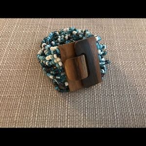 Beautiful Beaded Bracelet handmade by artisans in Thailand.